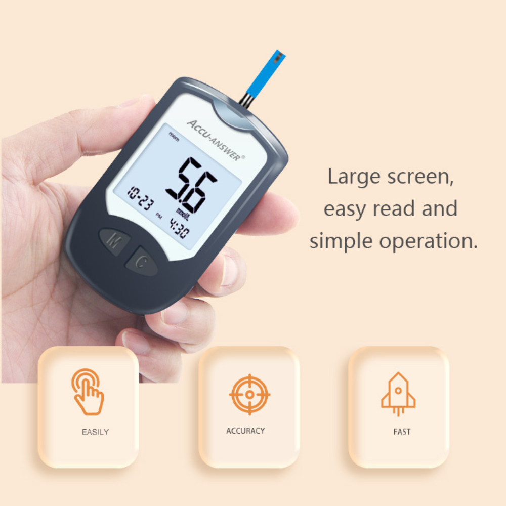 Glucose Monitoring & Blood Sugar Meter for Diabetics