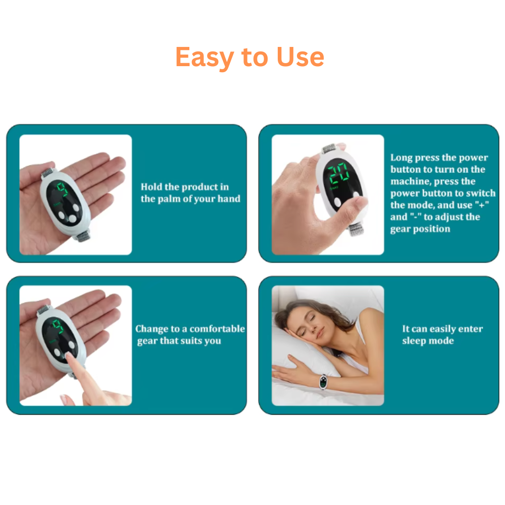Microcurrent Sleep Aid Device for Relaxation and Insomnia Relief