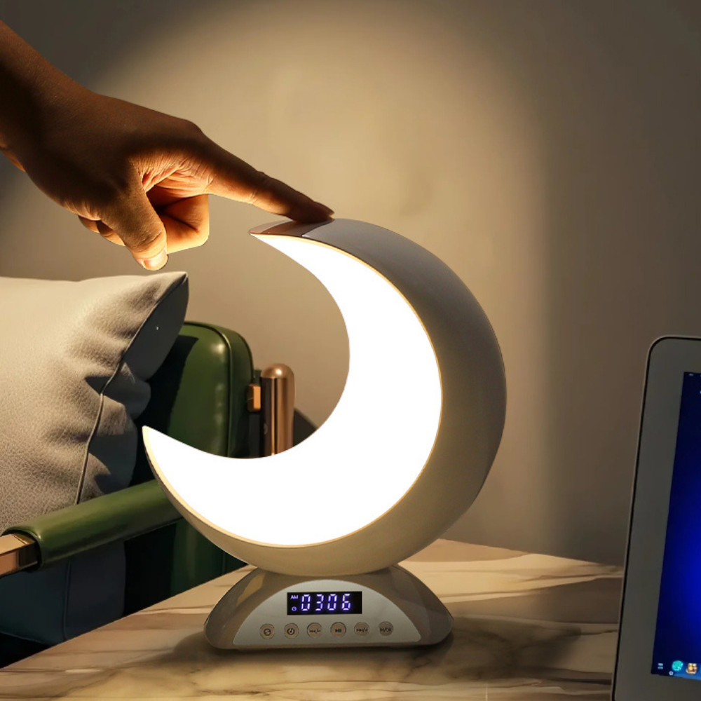 Sunrise Alarm Clock with Bluetooth Speaker and Natural Sounds and Colours