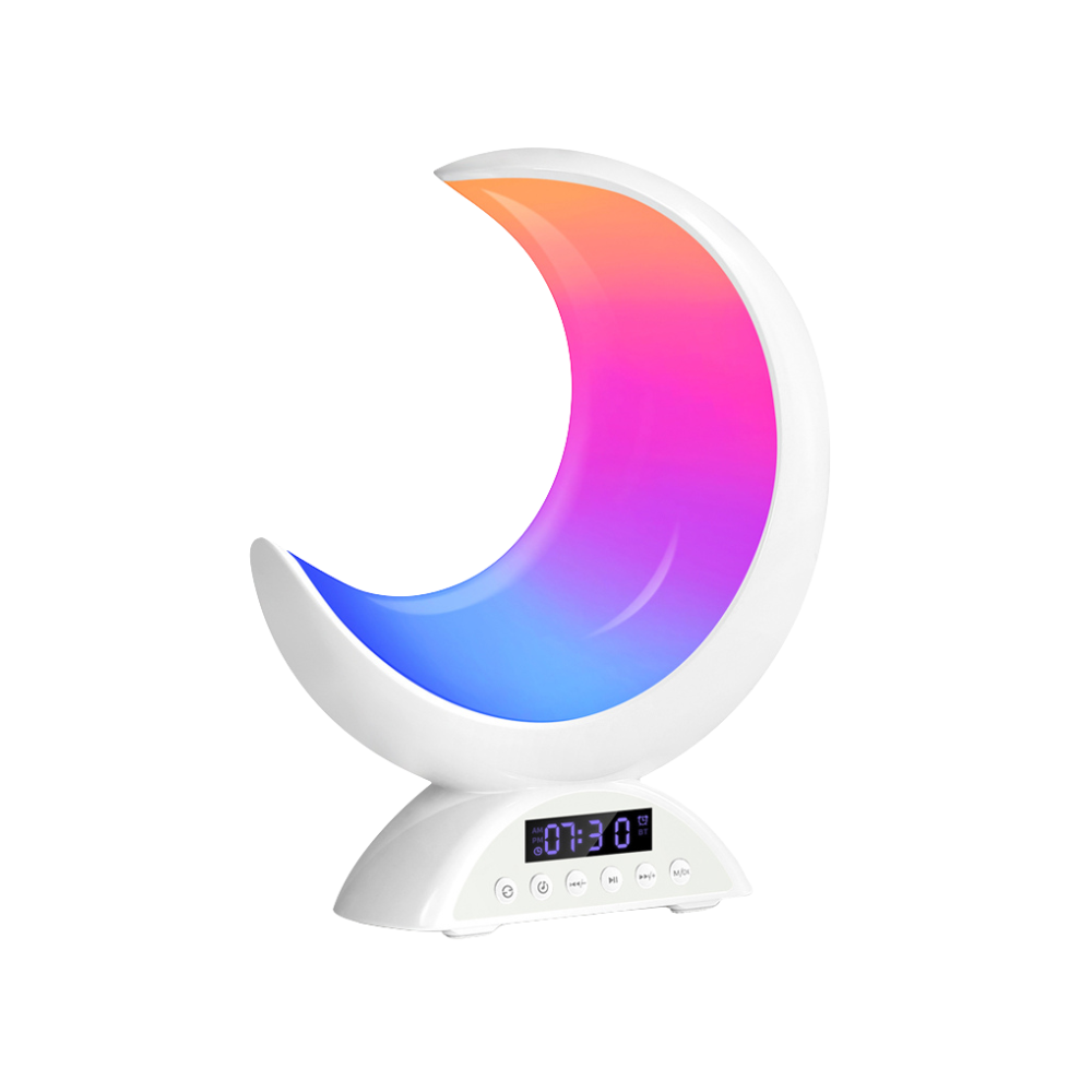 Sunrise Alarm Clock with Bluetooth Speaker and Natural Sounds and Colours